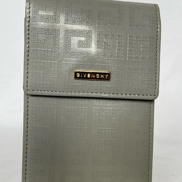 GIVENCHY Vintage Logo Leather Cigarette Case